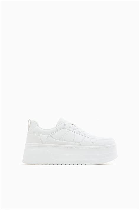 zara platform sneakers|zara athletic sneakers.